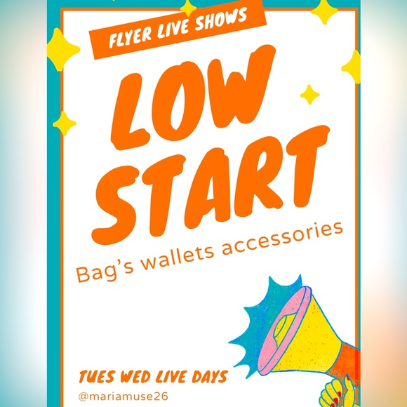 Handbags - Bags, wallets, and accessories live flyer
